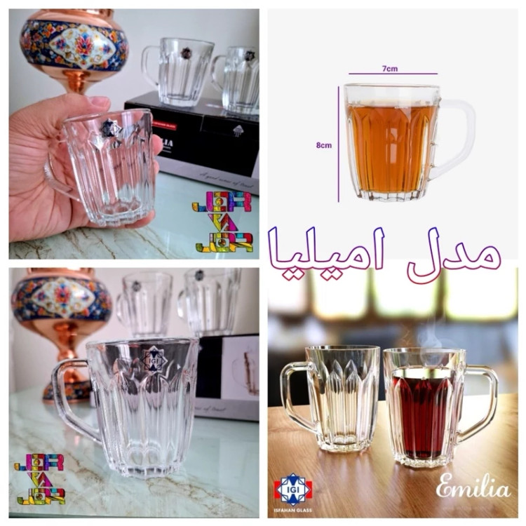 استکان کمر باریک 6 عددی مدلهای دیلما، اسلو، آنالیا، تلما، سیلوان، گلجام، تارا، بونیتو، دلوین استکان عربی