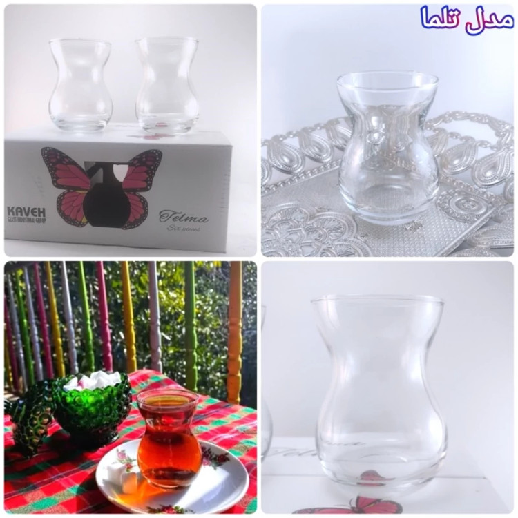 استکان کمر باریک 6 عددی مدلهای دیلما، اسلو، آنالیا، تلما، سیلوان، گلجام، تارا، بونیتو، دلوین استکان عربی