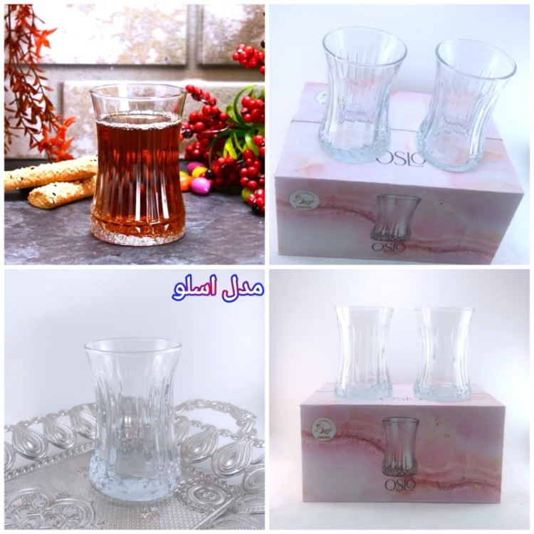 استکان کمر باریک 6 عددی مدلهای دیلما، اسلو، آنالیا، تلما، سیلوان، گلجام، تارا، بونیتو، دلوین استکان عربی