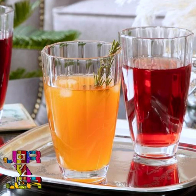 نیم لیوان و لیوان دسپینا بسته 6 عددی بلور اصفهان با جعبه کادویی