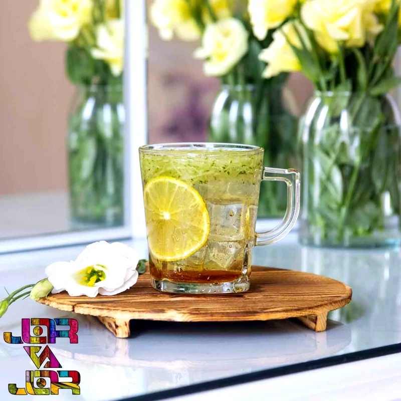 لیوان دسته دار کار اپل کادویی ارسال رایگان 6 عددی