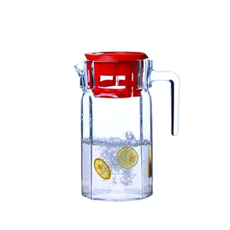 پارچ یخچالی درب دار 650cc سفید مدل برلیان کاوه