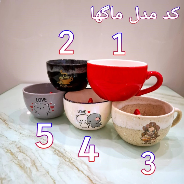 ماگ پاتریک در طرح ها و رنگهای مختلف ماگ عروسکی سورپرایزی