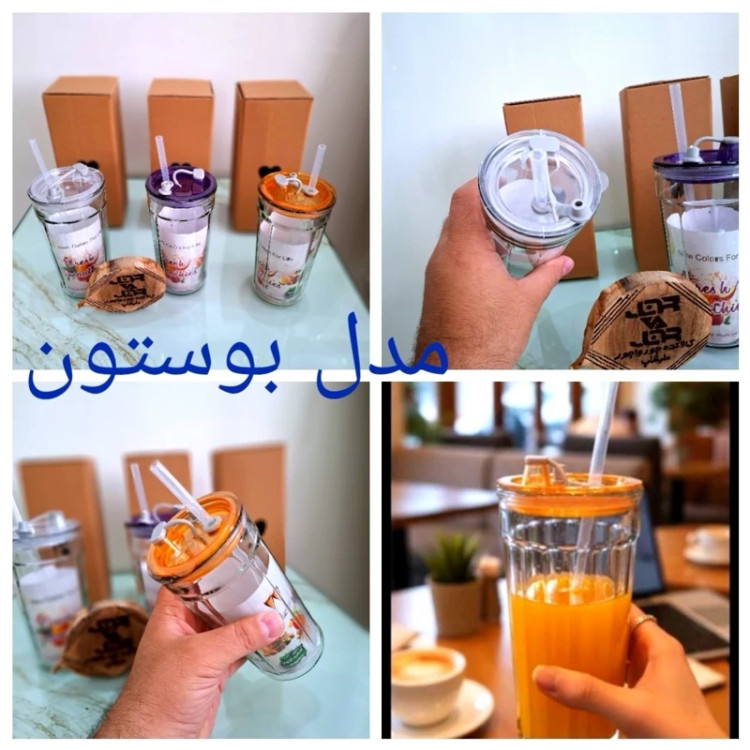 لیوان اسموتی نی دار مدلهای جذاب ماگ اسموتی یک عددی