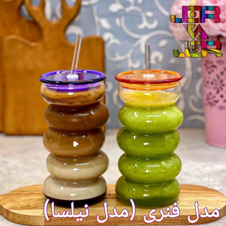 لیوان اسموتی نی دار مدلهای جذاب ماگ اسموتی یک عددی