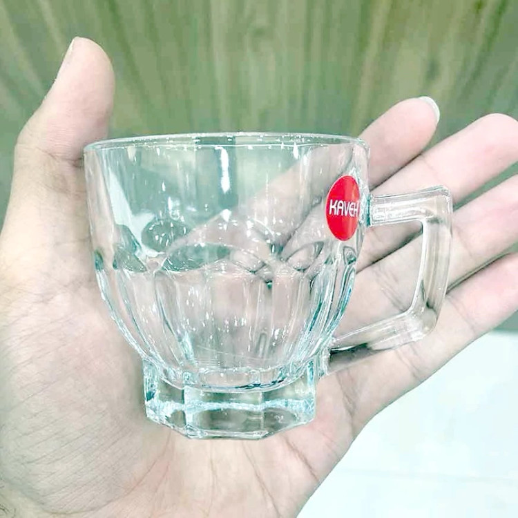 فنجان چای شفاف 6 عددی ضد شوک، کادویی 100 سی سی