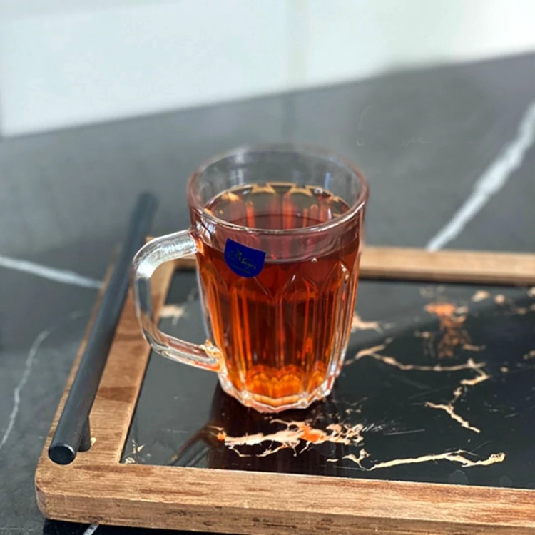 استکان امیلیا دسته دار 6 عددی ارسال رایگان