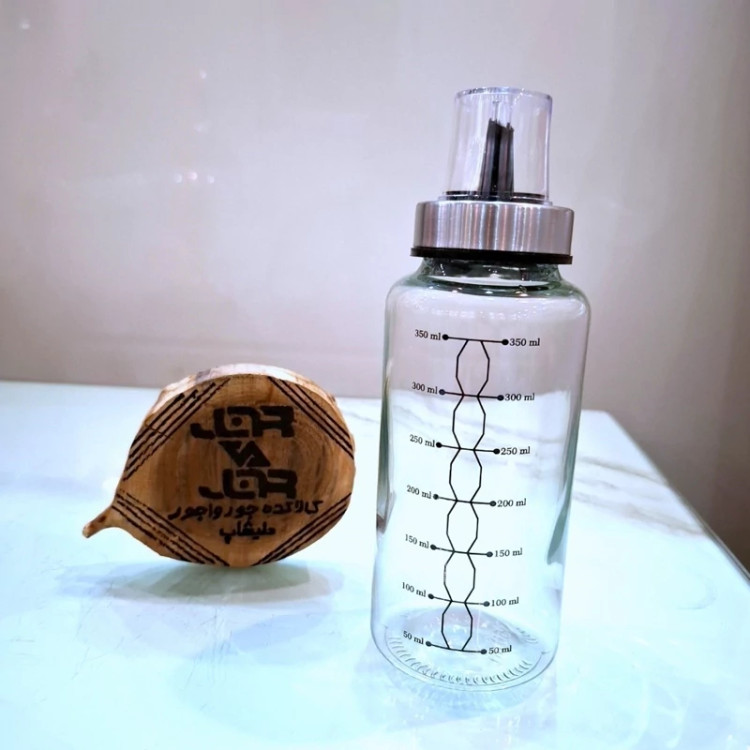 بطری روغن مدرج روغن ریز بزرگ و کوچک ارسال رایگان