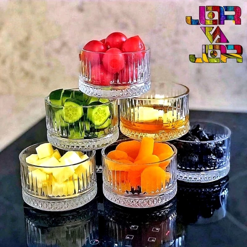 کاسه پیاله اسلو 8 بلور کاوه ( شش عددی )