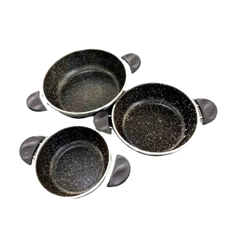 سه تابه گرانیتی دو دسته ارسال رایگان