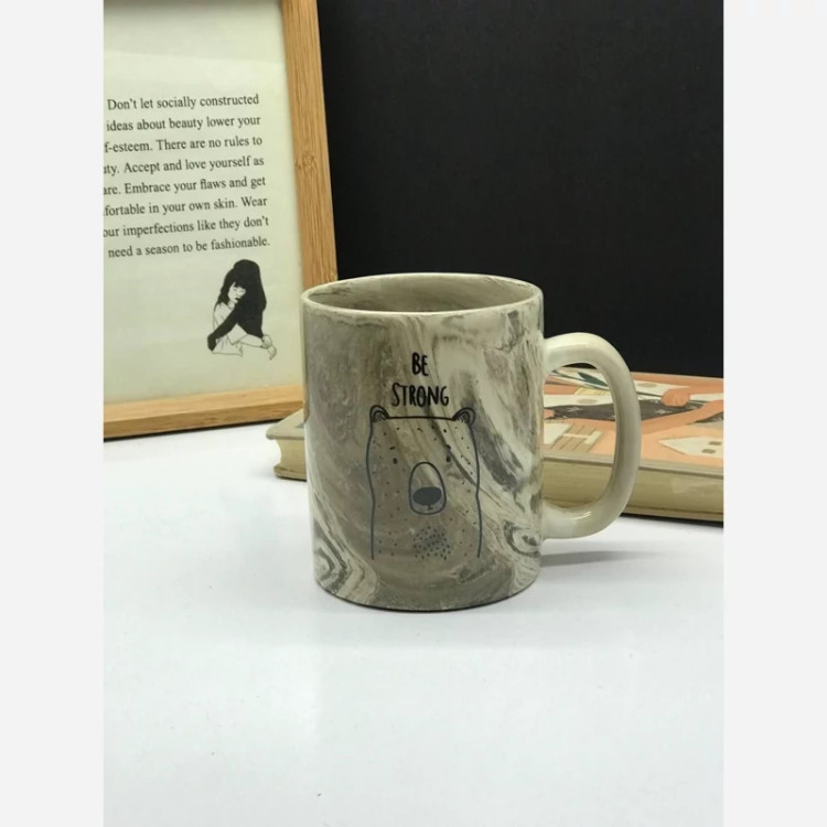 ماگ ماربل طرح حیوانات جنگلی رنگ ثابت درجه یک با ضمانت