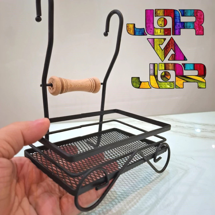 جا اسکاجی آویز رنگ مشکی مات ارسال رایگان