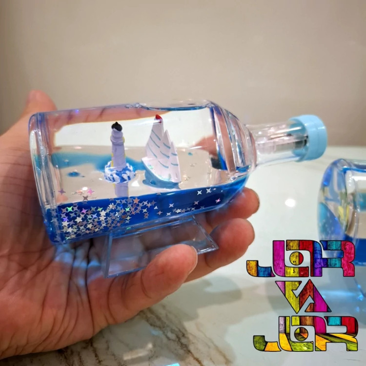 دکوری آکواریومی کشتی معلق متنوع ارسال رایگان