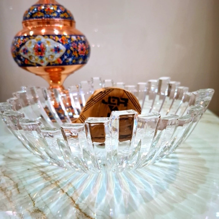 میوه خوری و شیرینی خوری برلین ارسال رایگان سفید بلور اصفهان