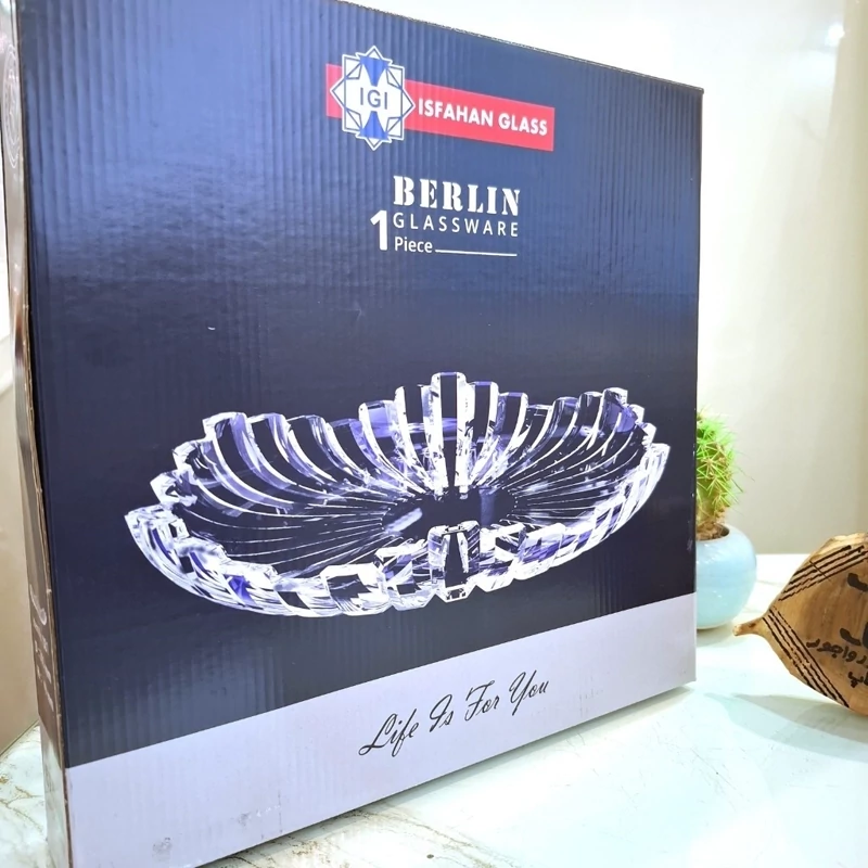 میوه خوری و شیرینی خوری برلین ارسال رایگان سفید بلور اصفهان