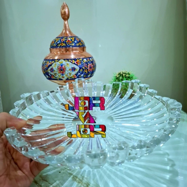 میوه خوری و شیرینی خوری برلین ارسال رایگان سفید بلور اصفهان