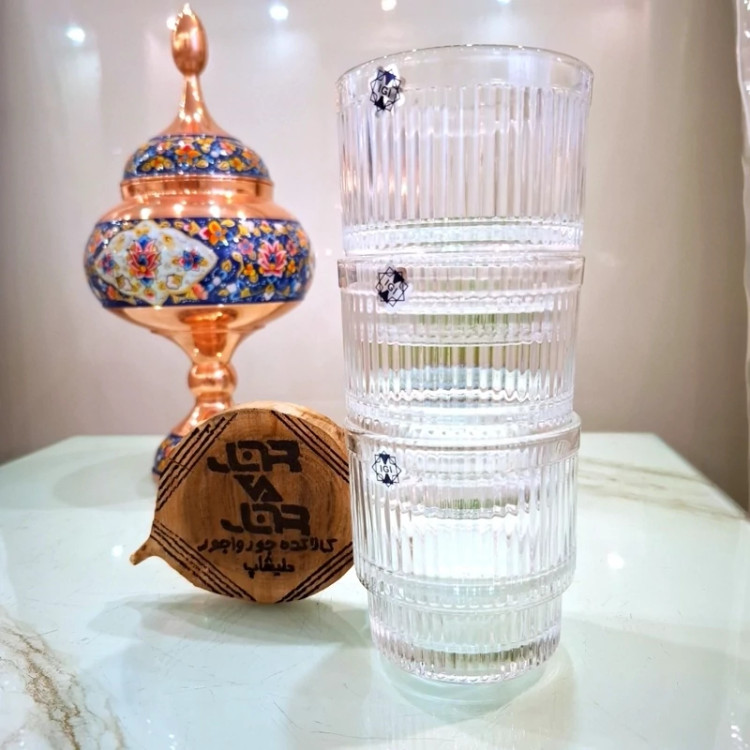 لیوان امیلی نیم لیوان (جدید) 6 عددی ارسال رایگان