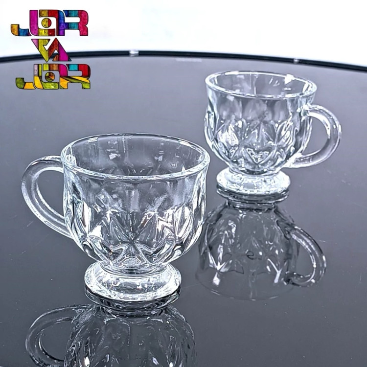 فنجان آمیتیس شفاف 6 عددی کادویی 165 سی سی