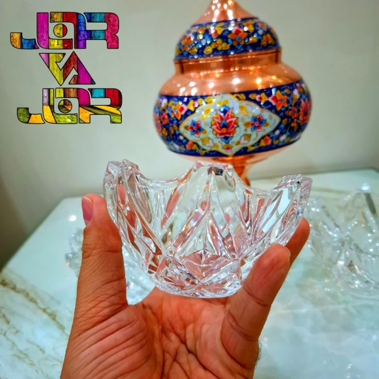 کاسه پیاله امگا سفید 6 عددی
