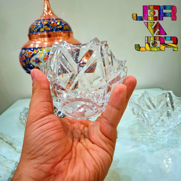 کاسه پیاله امگا سفید 6 عددی