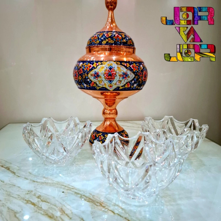 کاسه پیاله امگا سفید 6 عددی