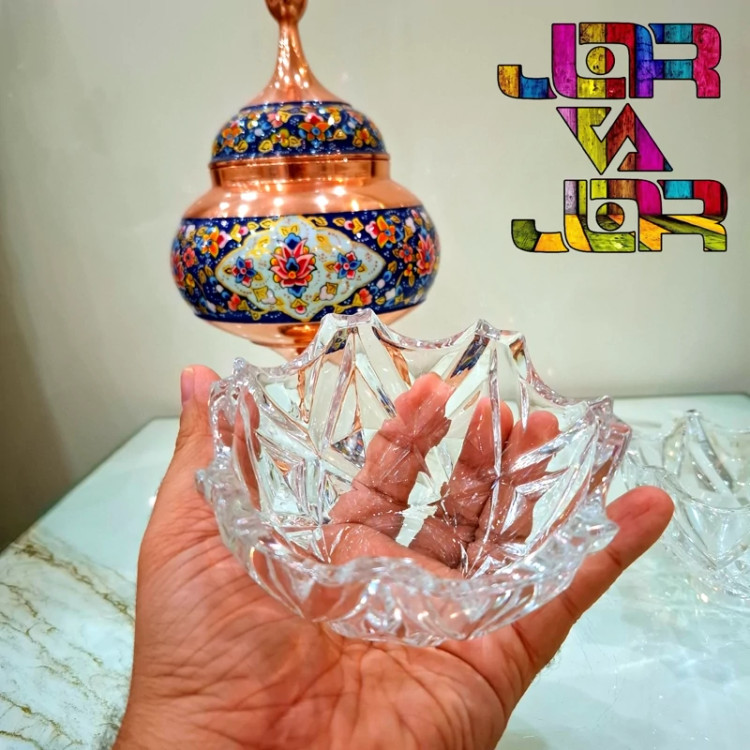 کاسه پیاله امگا سفید 6 عددی