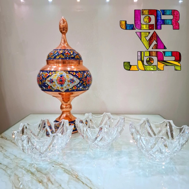 کاسه پیاله امگا سفید 6 عددی