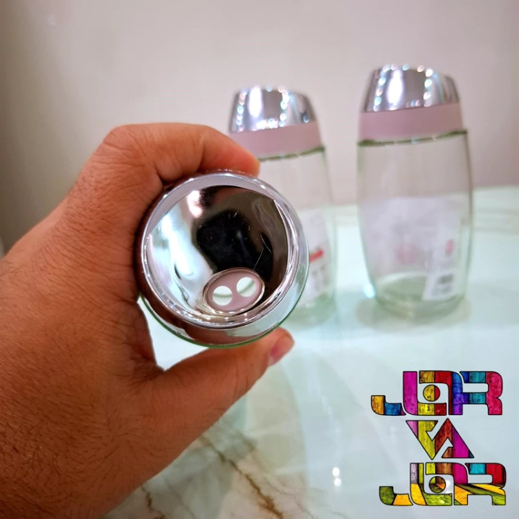 ادویه پاش 3 حالته درب کروم در 5 رنگ یک عددی