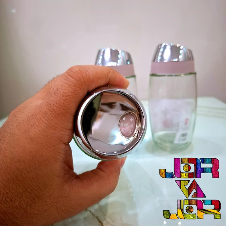 ادویه پاش 3 حالته درب کروم در 5 رنگ یک عددی