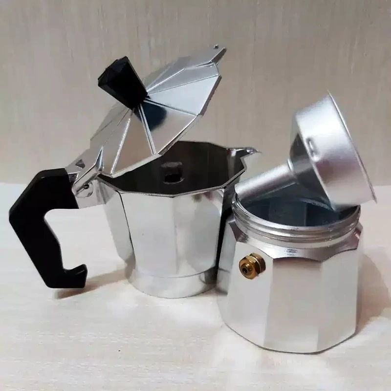 موکاپات سه کاپ آلومینیومی قهوه جوش سه نفره