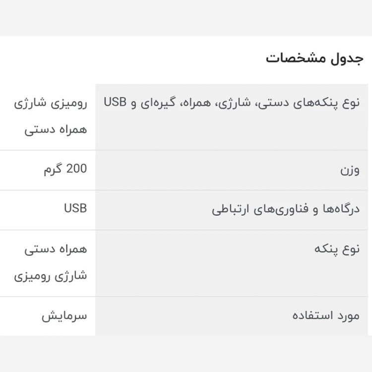 مینی پنکه شارژی رومیزی با استند موبایل