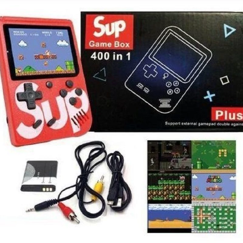 کنسول بازی قابل حمل ساپ گیم باکس مدل Plus 400 قابل اتصال به تلویزیون آتاری دستی