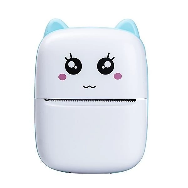 مینی پرینتر جیبی و لیبل زن قابل حمل مدل Portable Mini بلوتوثی شارژی سیاه سفید
