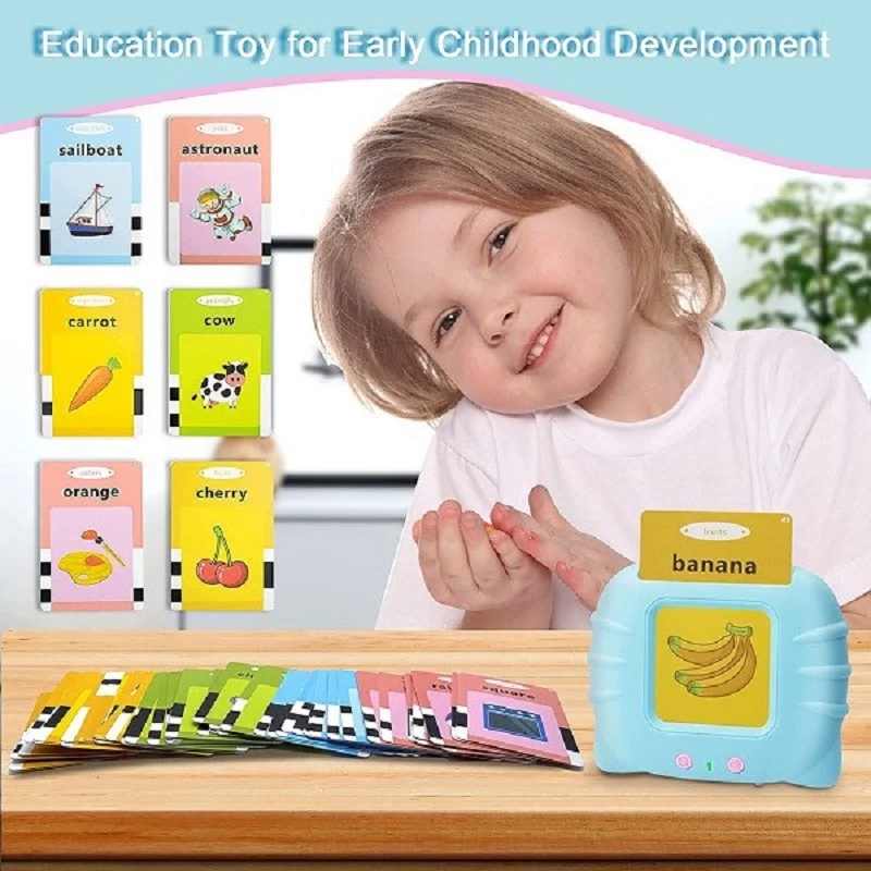 آموزش زبان انگلیسی و فارسی مدل فلش کارت سخنگو دستگاه کارت خوان زبان انگلیسی فارسی