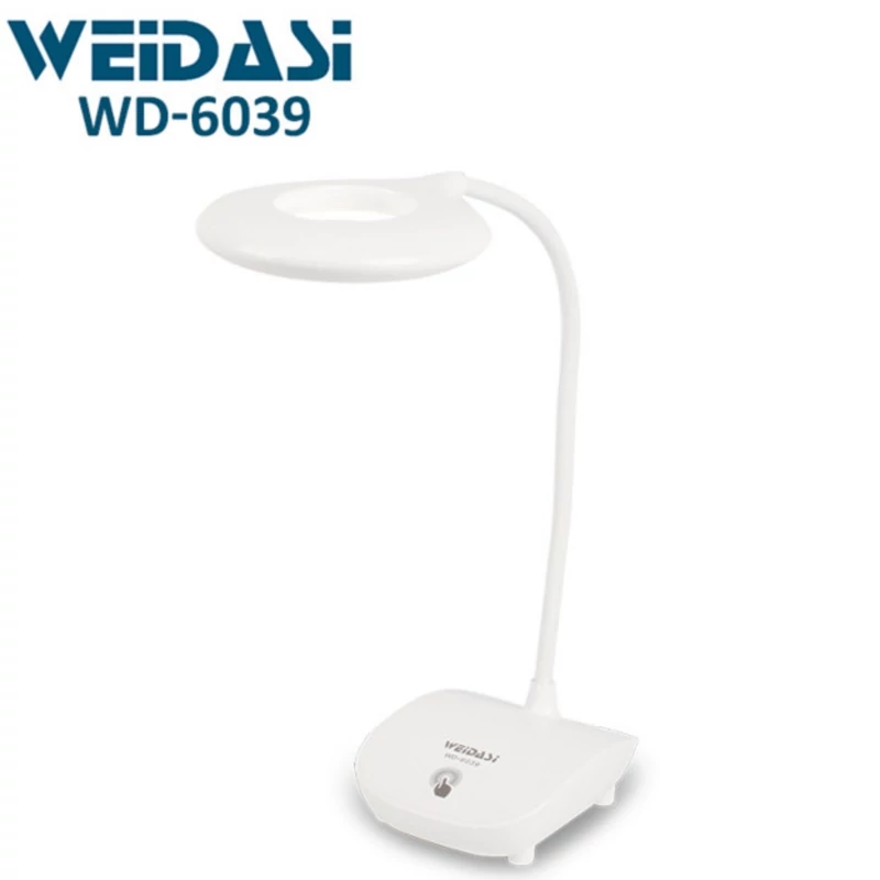 چراغ مطالعه شارژی ال ای دی ویداسی مدل WD-6039 چراغ مطالعه کم مصرف