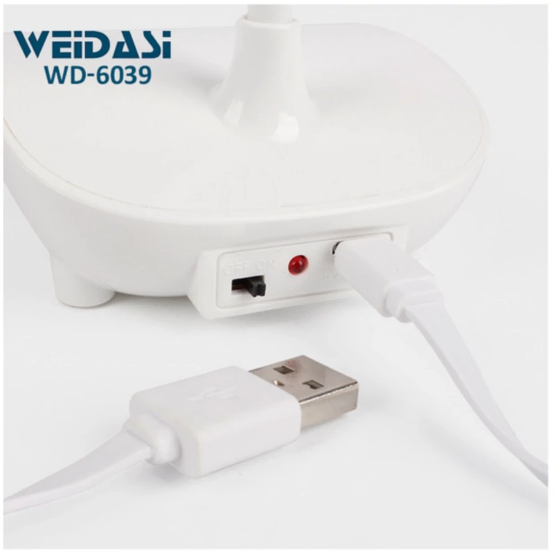 چراغ مطالعه شارژی ال ای دی ویداسی مدل WD-6039 چراغ مطالعه کم مصرف