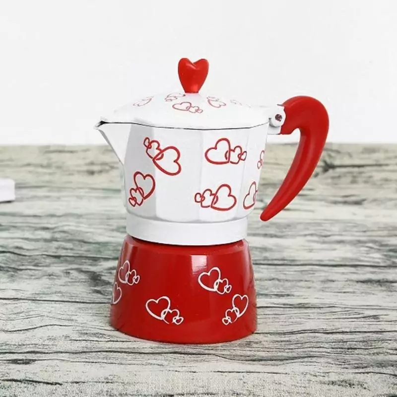قهوه جوش دو کاپ مدل قلبی