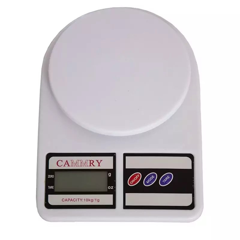 ترازو دیجیتالی 10 کیلوگرمی آشپزخانه کمری Cammry ترازو 10 کیلویی دیجیتالی