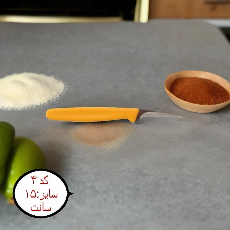 چاقو گارنیش 2عددی استیل تیز (چاقو سفره آرایی)چاقو طراحی ،کارد طراحی ، کار میوه آرایی