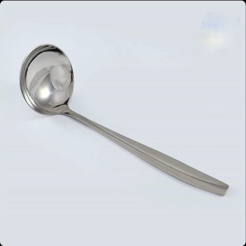 ملاقه استیل مات و براق طرح ماینز قاشق خورشت(ملاقه خورشت)