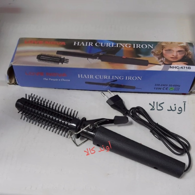 بابلیس فرکننده حالت دهنده مو گیره دار(شانه و بابلیس)بابلیس حالت دهنده موج دار کردن یا فرکردن مو