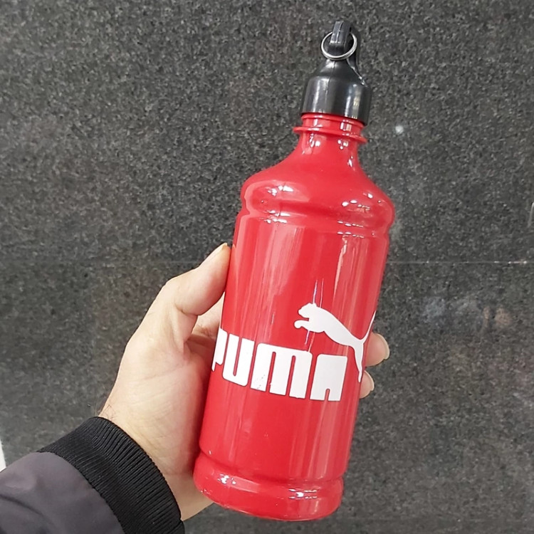 قمقمه ورزشی طرحدار آویزدار (قمقمه 500میلی لیتر)بطری آب ظرف آب کودکadidas.puma.nike