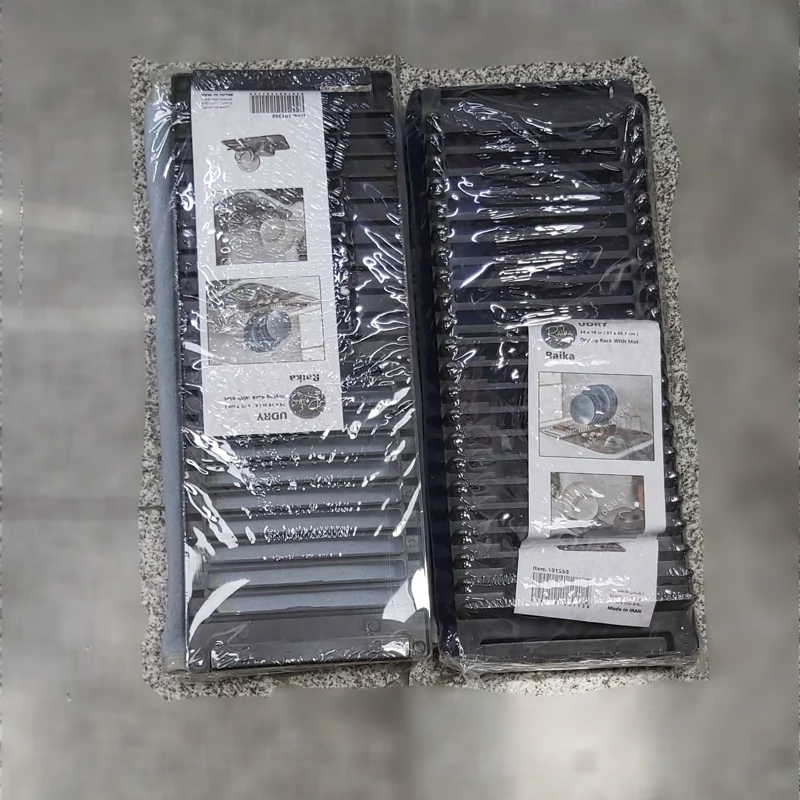نمگیر استند دار رایکا ظروف آبچکان نمگیر حوله ای پارچه ای(عکس ها با دقت دیده شود)مدل رایکا رنگ مورد نظر را انتخاب کنید