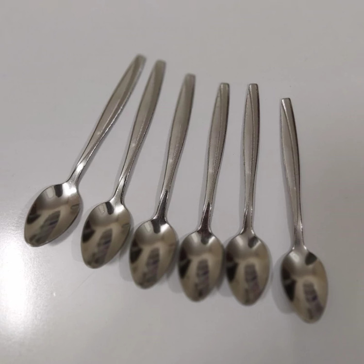 قاشق مربا خوری طرح ماینز استیل (پک کامل6قاشق کوچک)