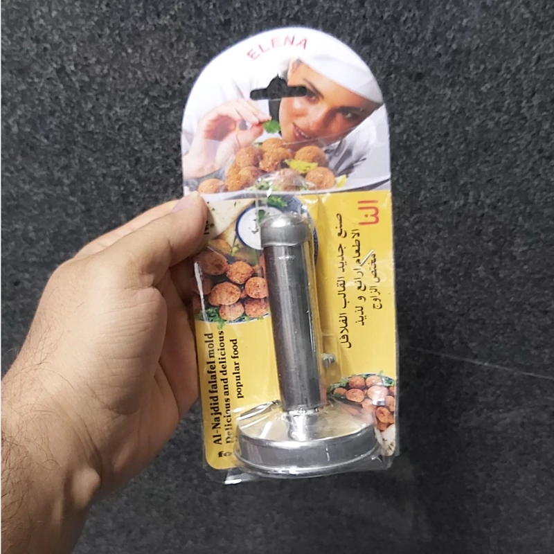 قالب فلافل زن استیل سایز بزرگ کشویی فنری (1 عدد) قطر 7 cm