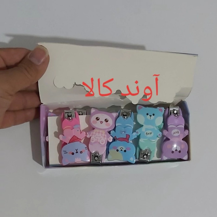 ناخنگیر کودک عروسکی استیل(ناخن گیر کودک )ناخنگیر کیوت گربه فانتزی