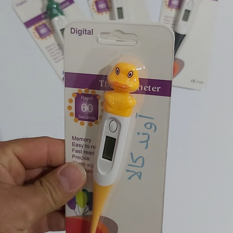 تب سنج دیجیتال عروسکی دما سنج دیجیتال بدن(اندازه گیری دمای بدن)تب سنج نوزاد و کودک