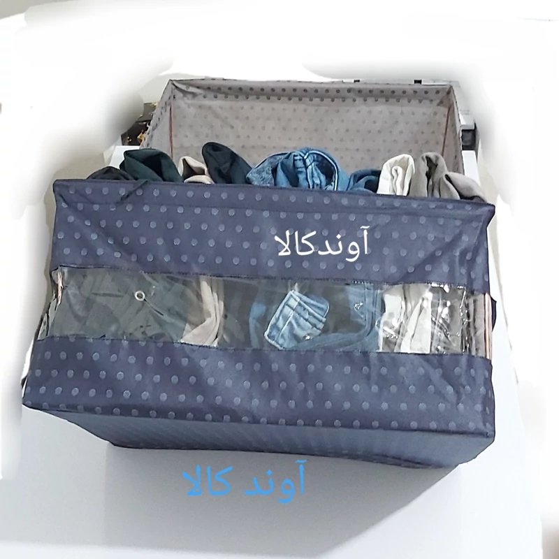 باکس شلوار استنددار برزنتی خالدار اسکلت فلزی کفی چوبی(نظم دهنده شلوار لباس)ابعاد نوشته شده عکس واقعیست عینش ارسال میشه