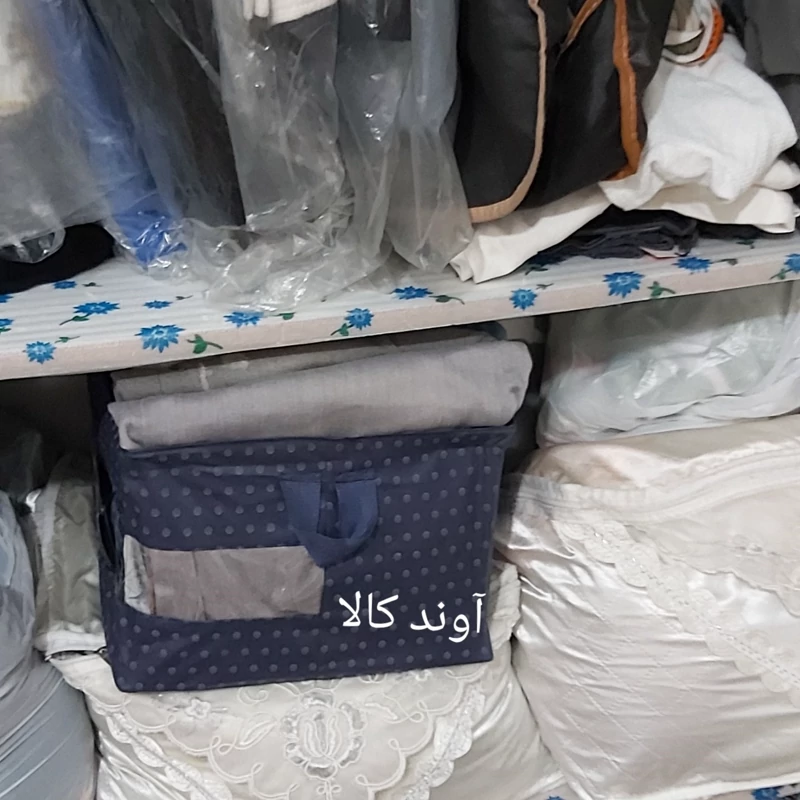 باکس شلوار استنددار برزنتی خالدار اسکلت فلزی کفی چوبی(نظم دهنده شلوار لباس)ابعاد نوشته شده عکس واقعیست عینش ارسال میشه