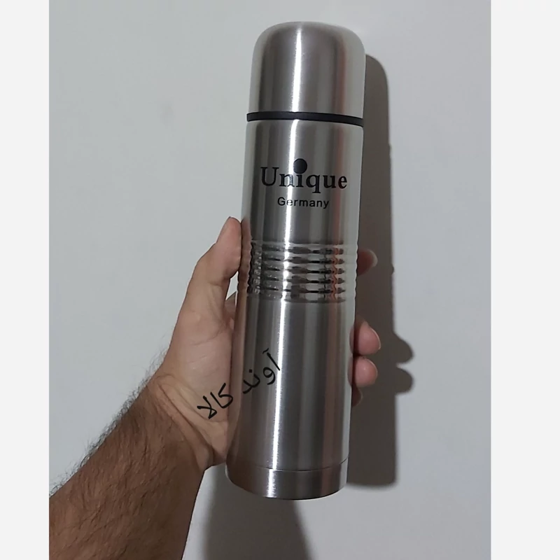 فلاسک نیم لیتری یونیک خط دار(فلاکس 0.5 لیتریuniqe)همراه کیف و جعبه